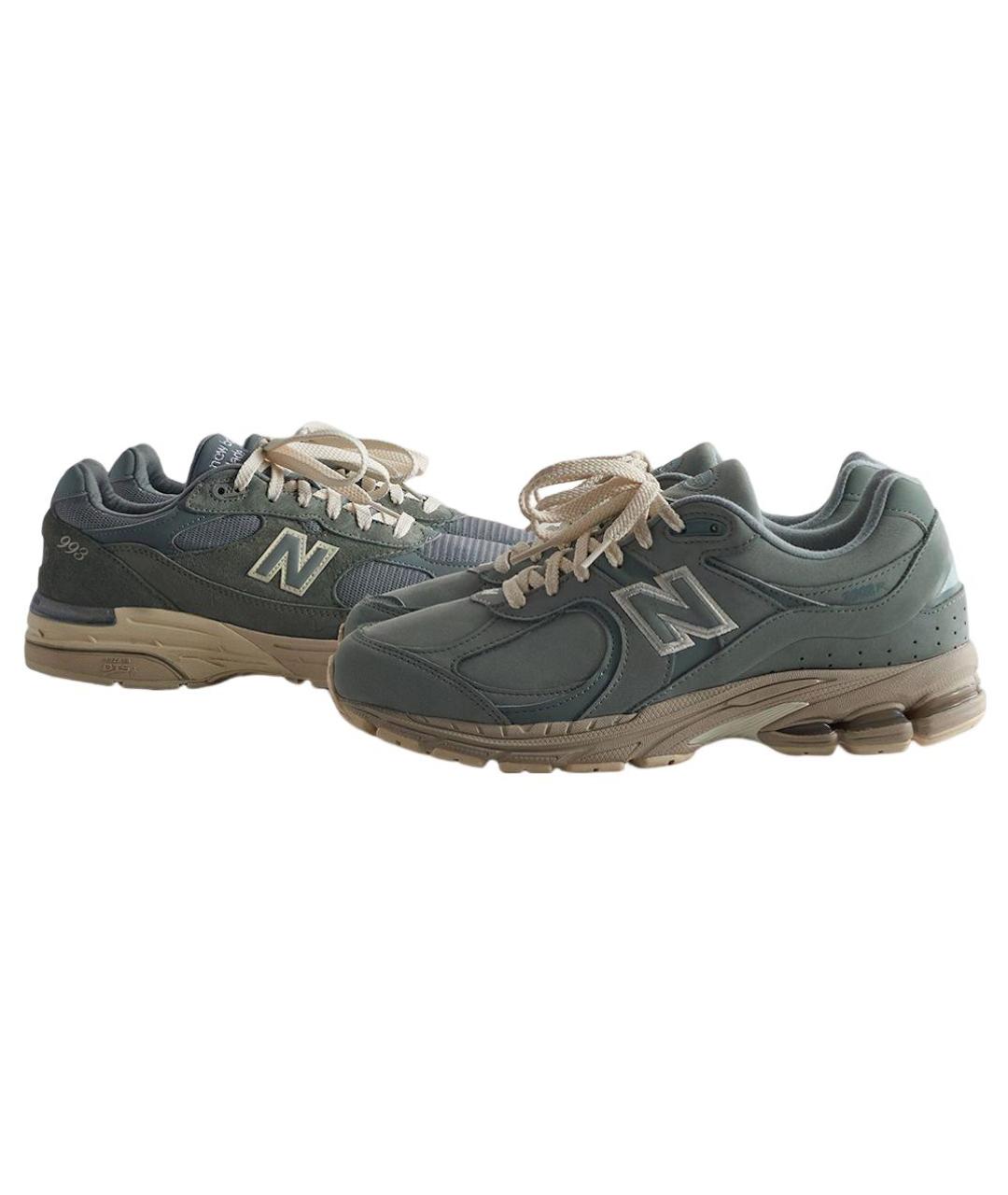 NEW BALANCE Серые низкие кроссовки / кеды, фото 5