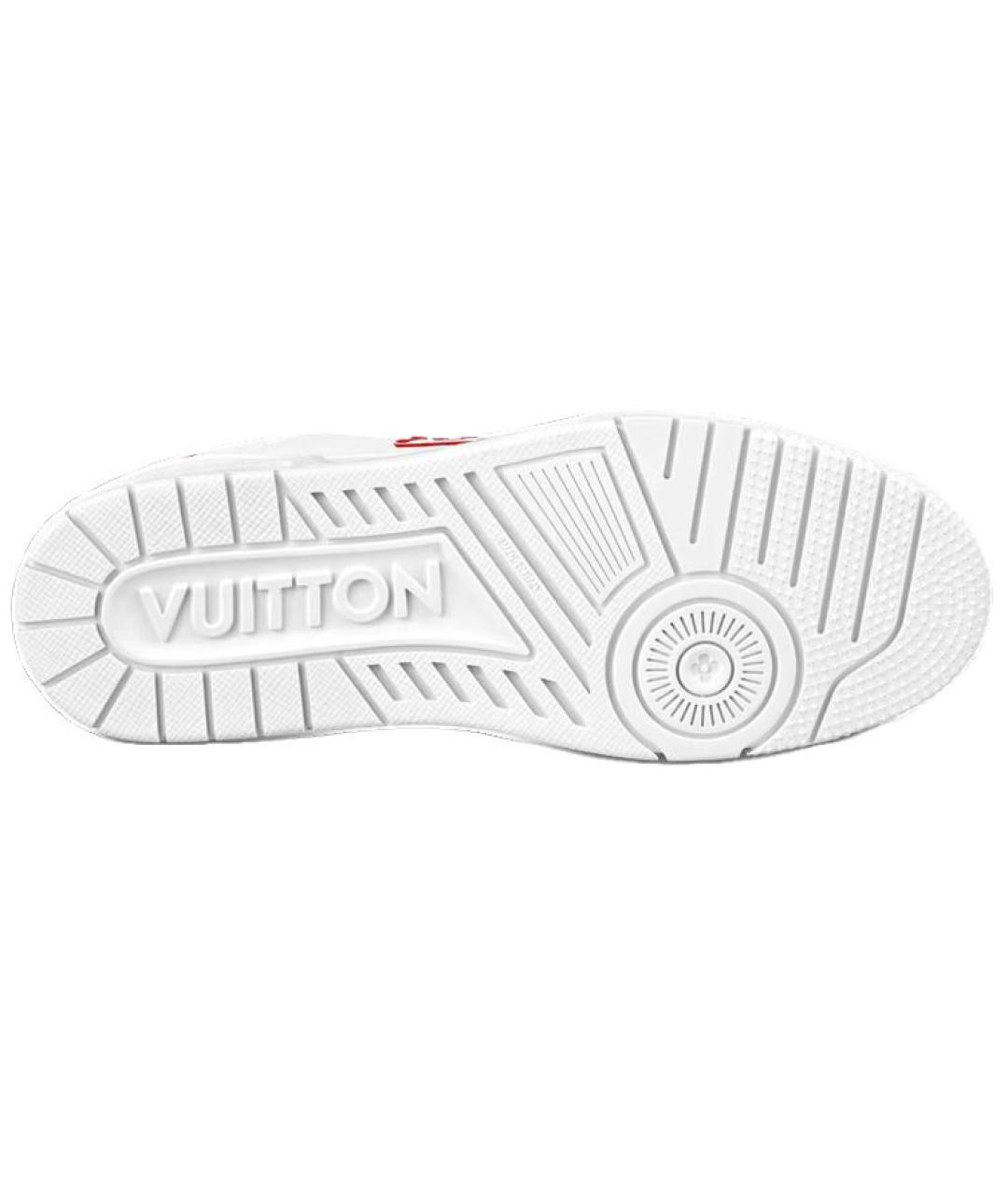 LOUIS VUITTON Белые низкие кроссовки / кеды, фото 5
