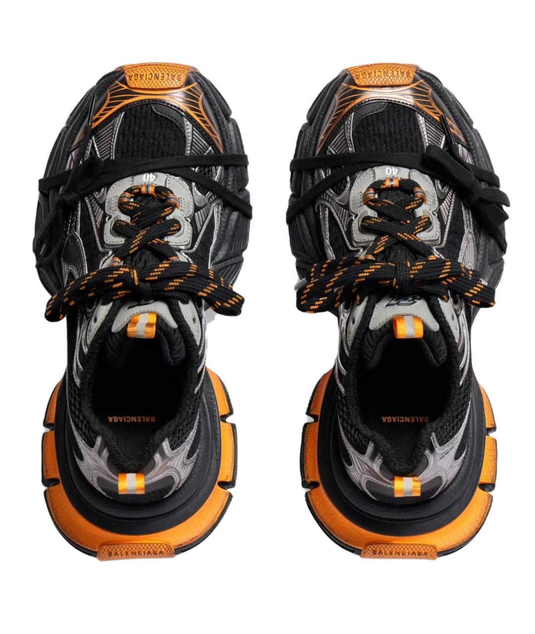 BALENCIAGA Черные низкие кроссовки / кеды, фото 6