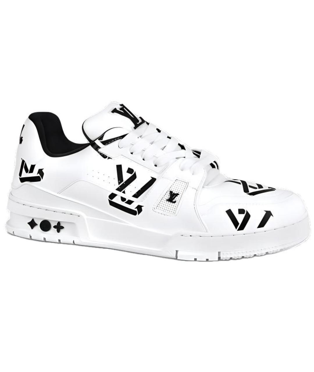LOUIS VUITTON Белые низкие кроссовки / кеды, фото 1