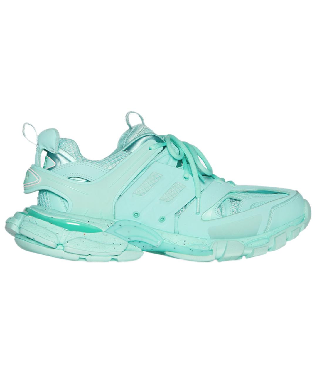 BALENCIAGA Бирюзовые кроссовки, фото 1