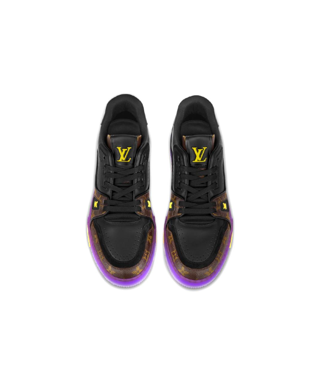 LOUIS VUITTON Коричневые низкие кроссовки / кеды, фото 4