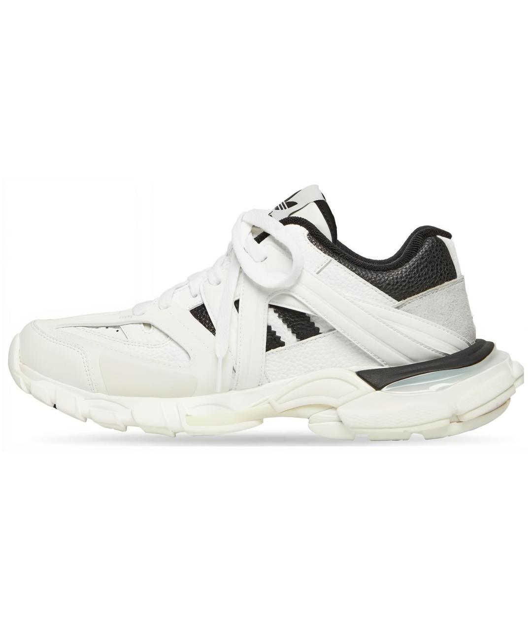 BALENCIAGA Белые низкие кроссовки / кеды, фото 2