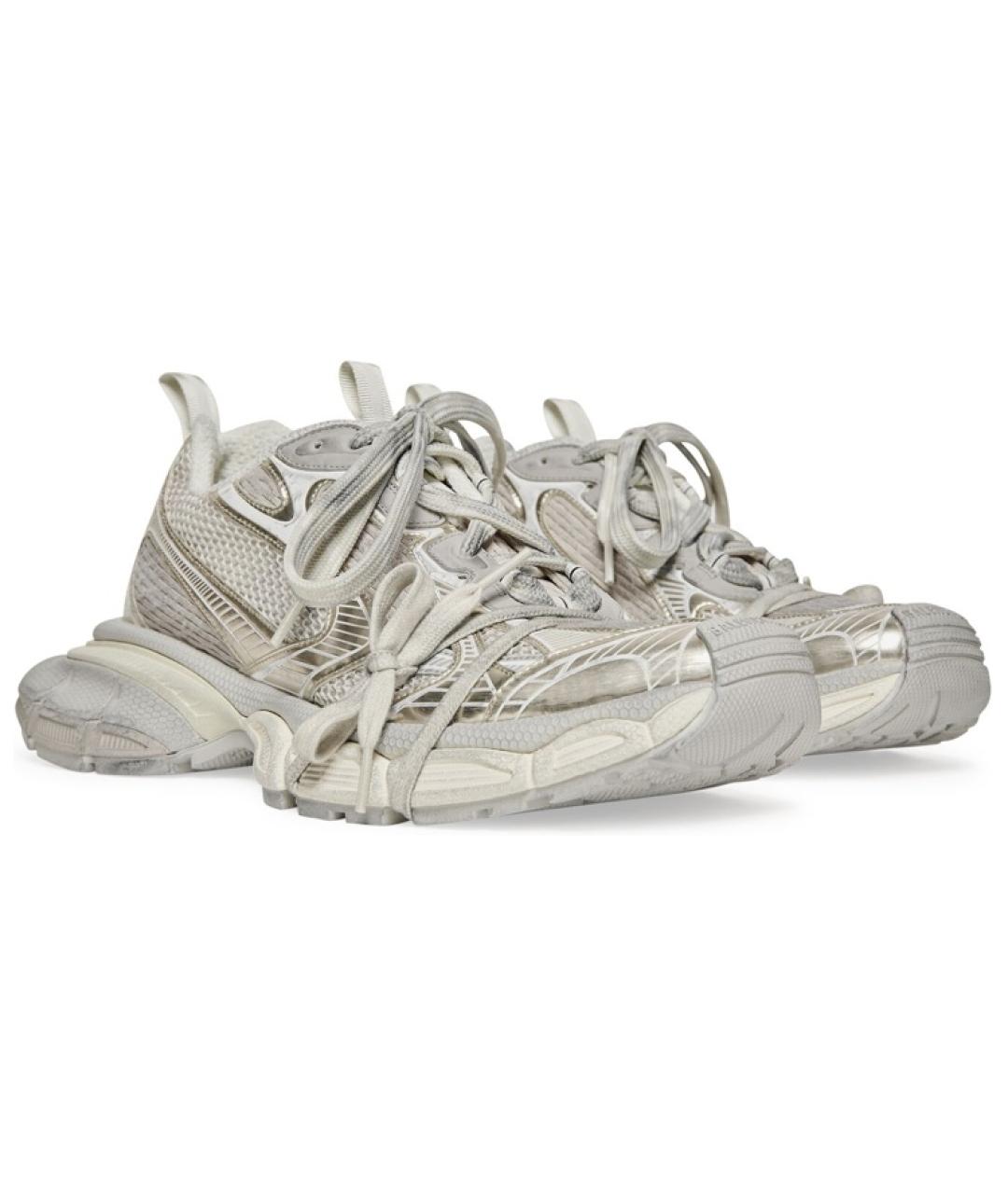 BALENCIAGA Серые кроссовки, фото 3