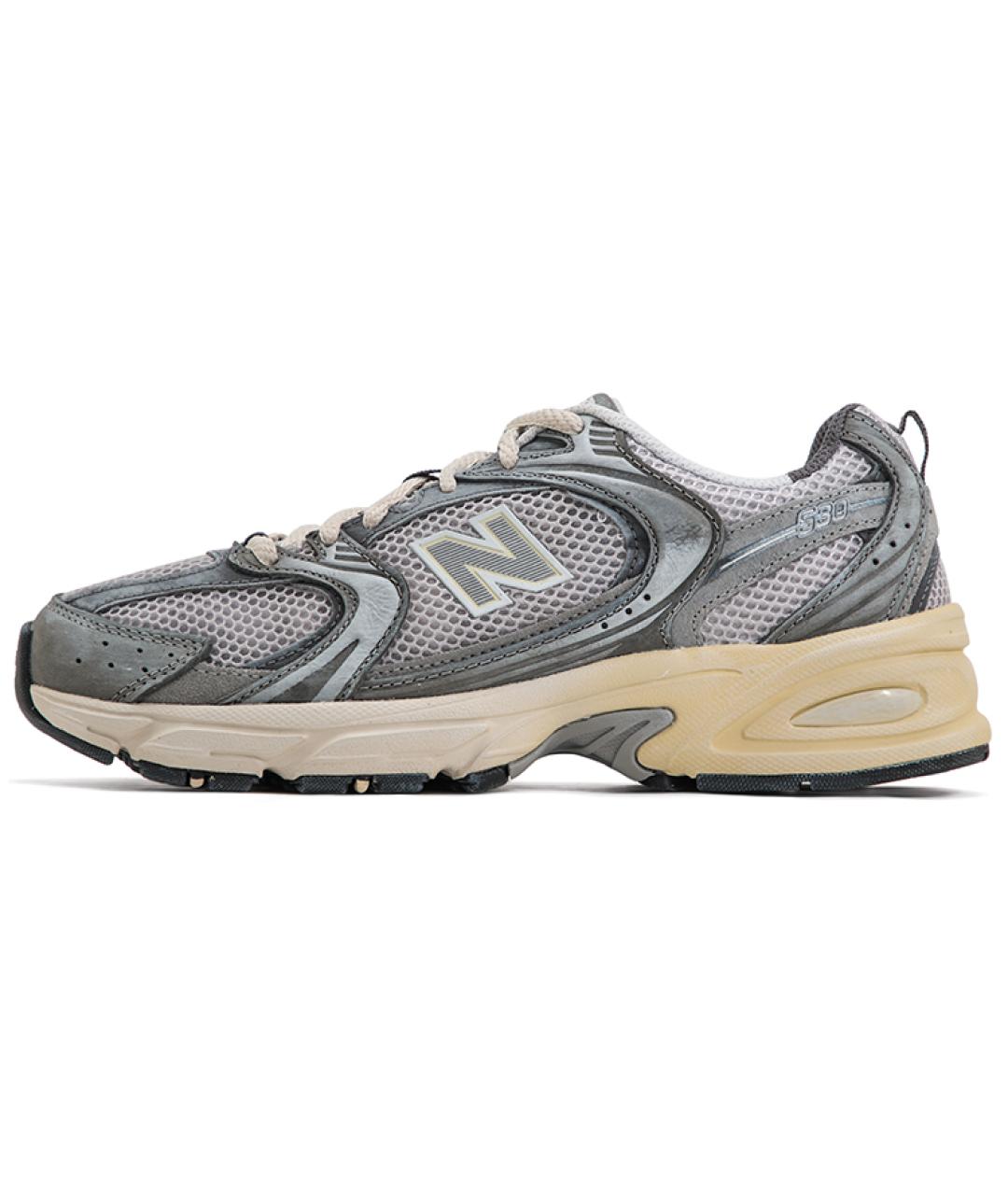 NEW BALANCE Серые кроссовки, фото 2