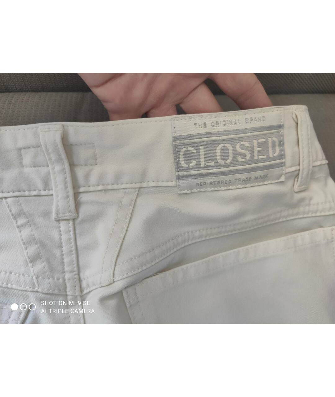 CLOSED Белые прямые брюки, фото 8