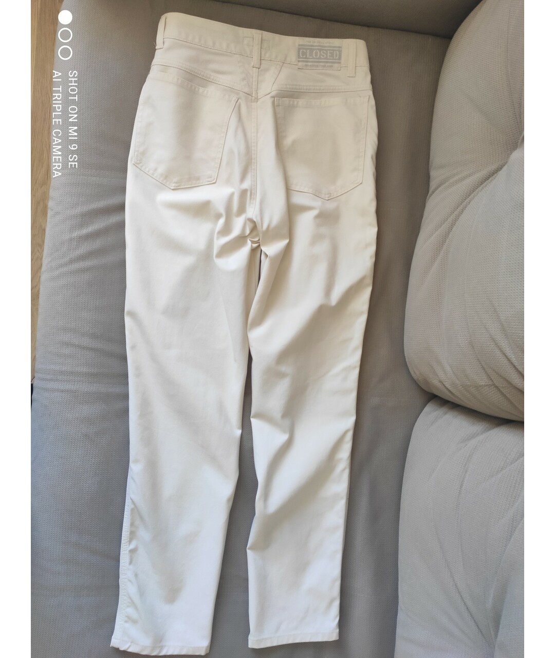 CLOSED Белые прямые брюки, фото 2