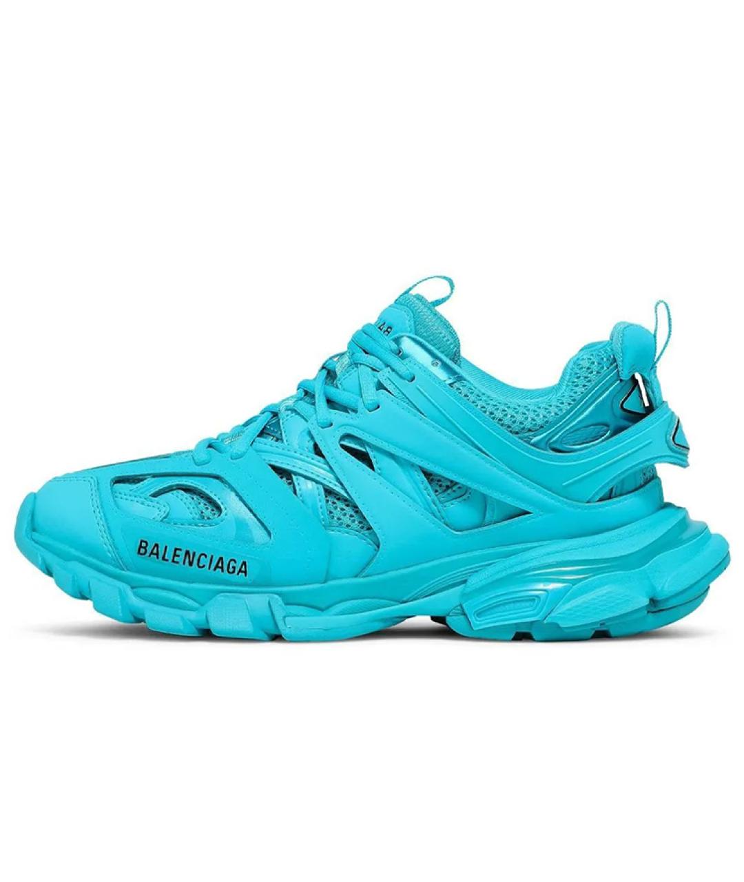 BALENCIAGA Голубые кроссовки, фото 2