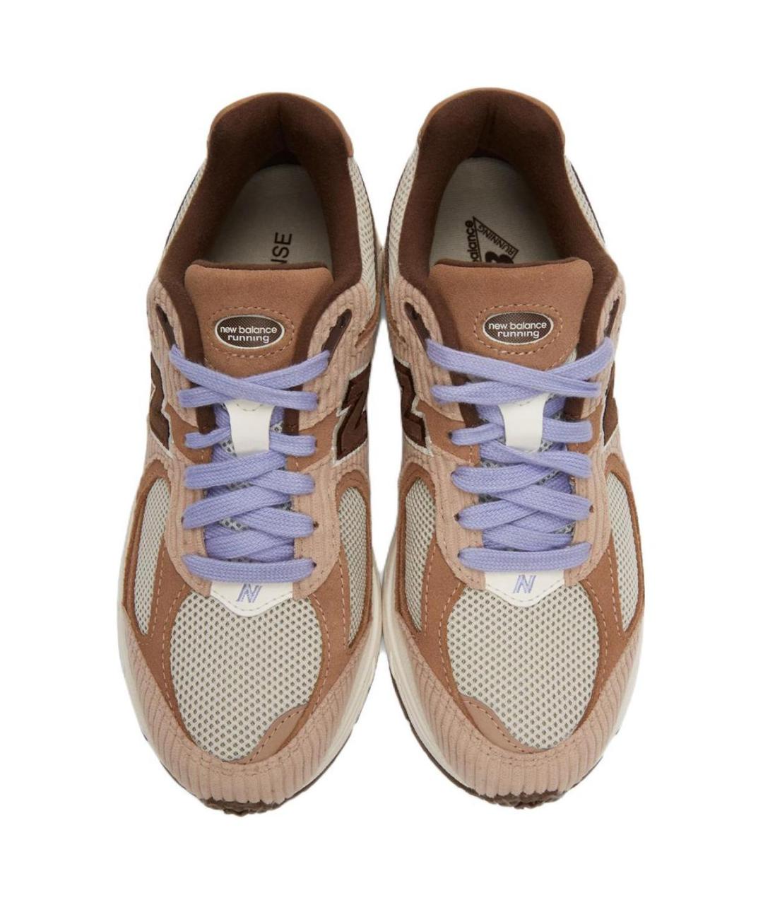 NEW BALANCE Коричневые низкие кроссовки / кеды, фото 3