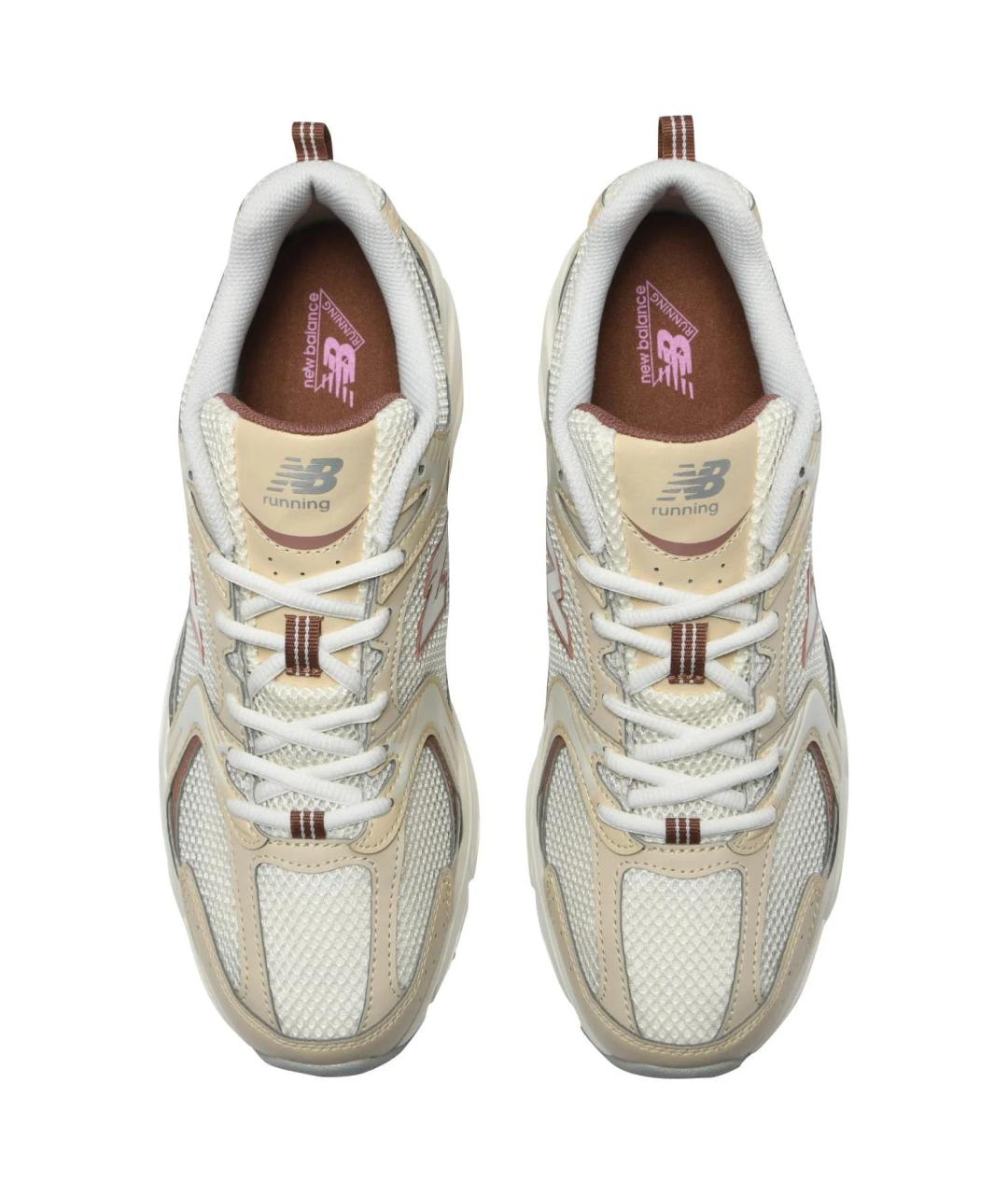NEW BALANCE Бежевые кроссовки, фото 4