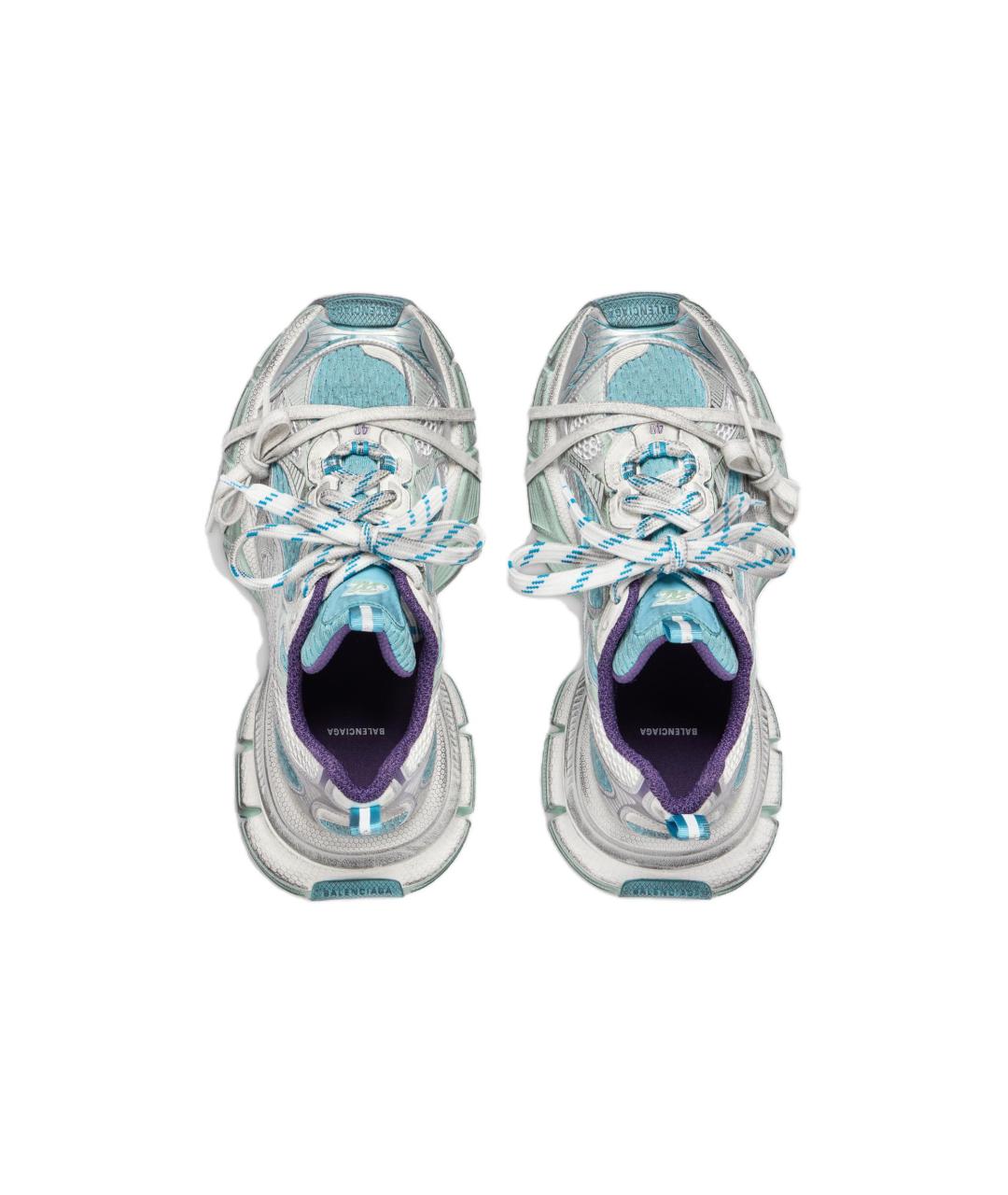 BALENCIAGA Серые кроссовки, фото 5