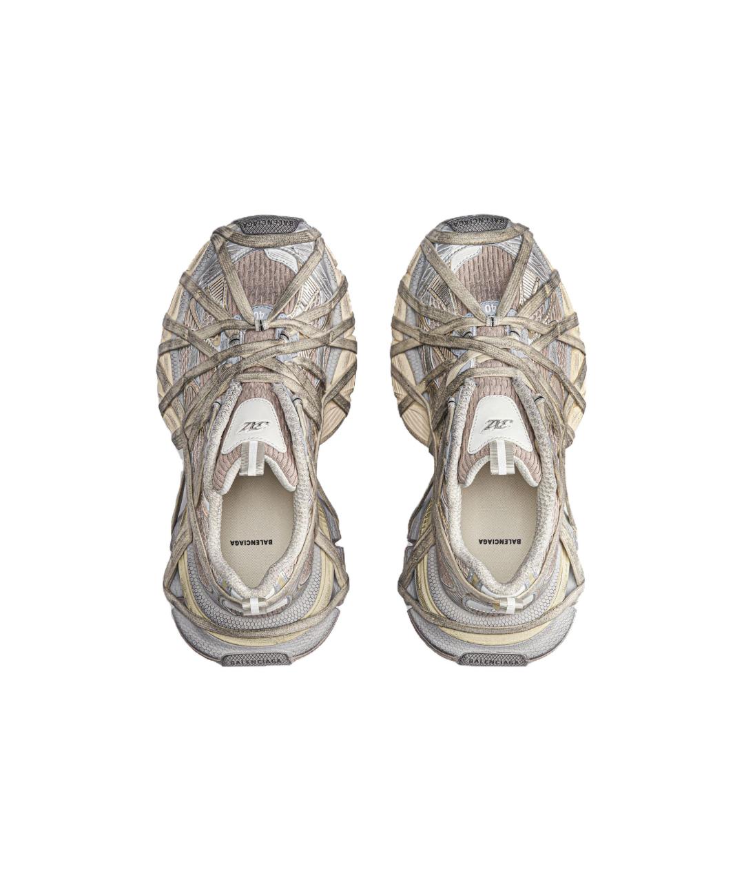 BALENCIAGA Серые кроссовки, фото 4