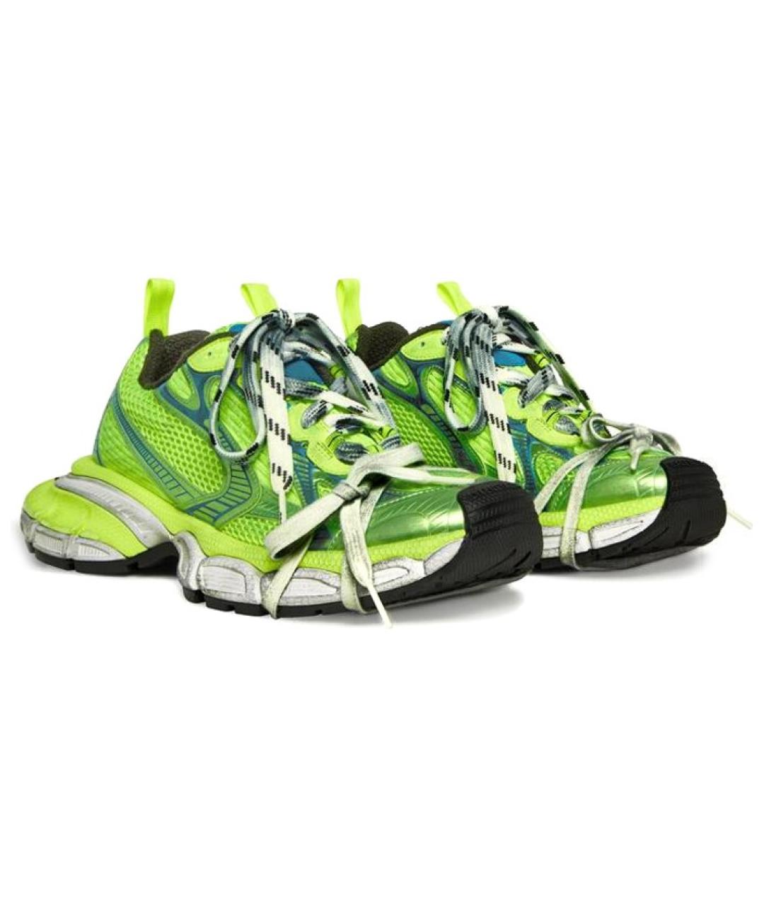 BALENCIAGA Зеленые кроссовки, фото 3