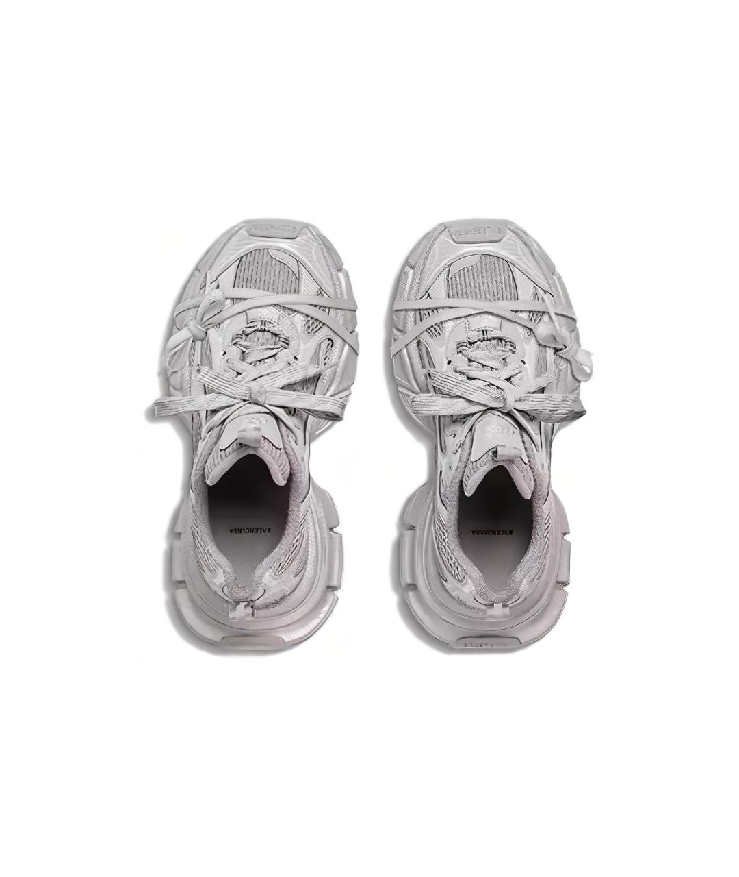 BALENCIAGA Серые низкие кроссовки / кеды, фото 3