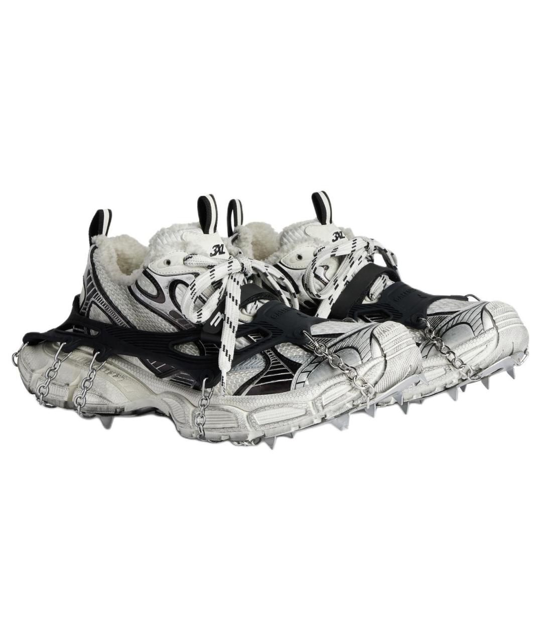 BALENCIAGA Белые кроссовки, фото 3