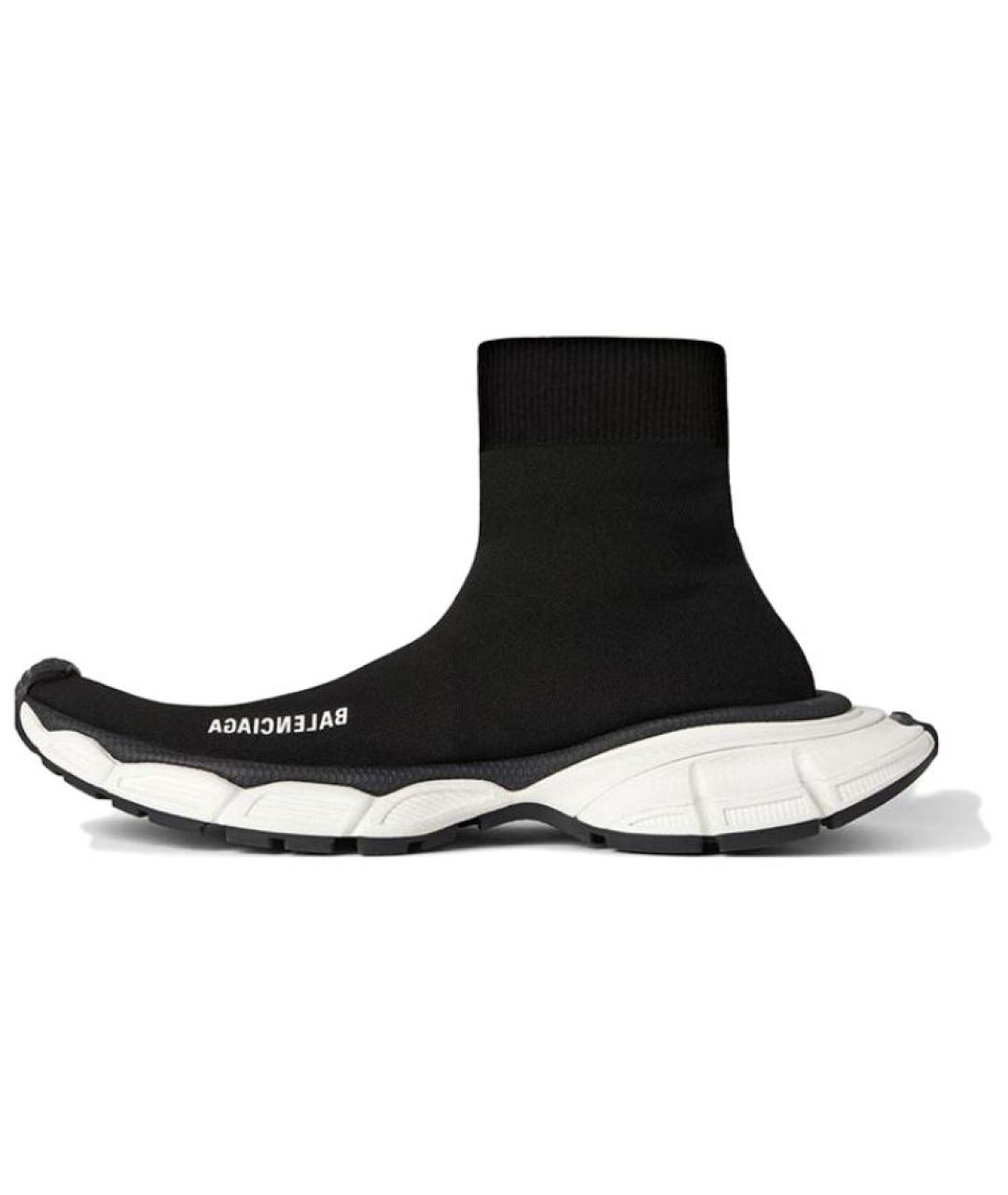 BALENCIAGA Черные низкие кроссовки / кеды, фото 2