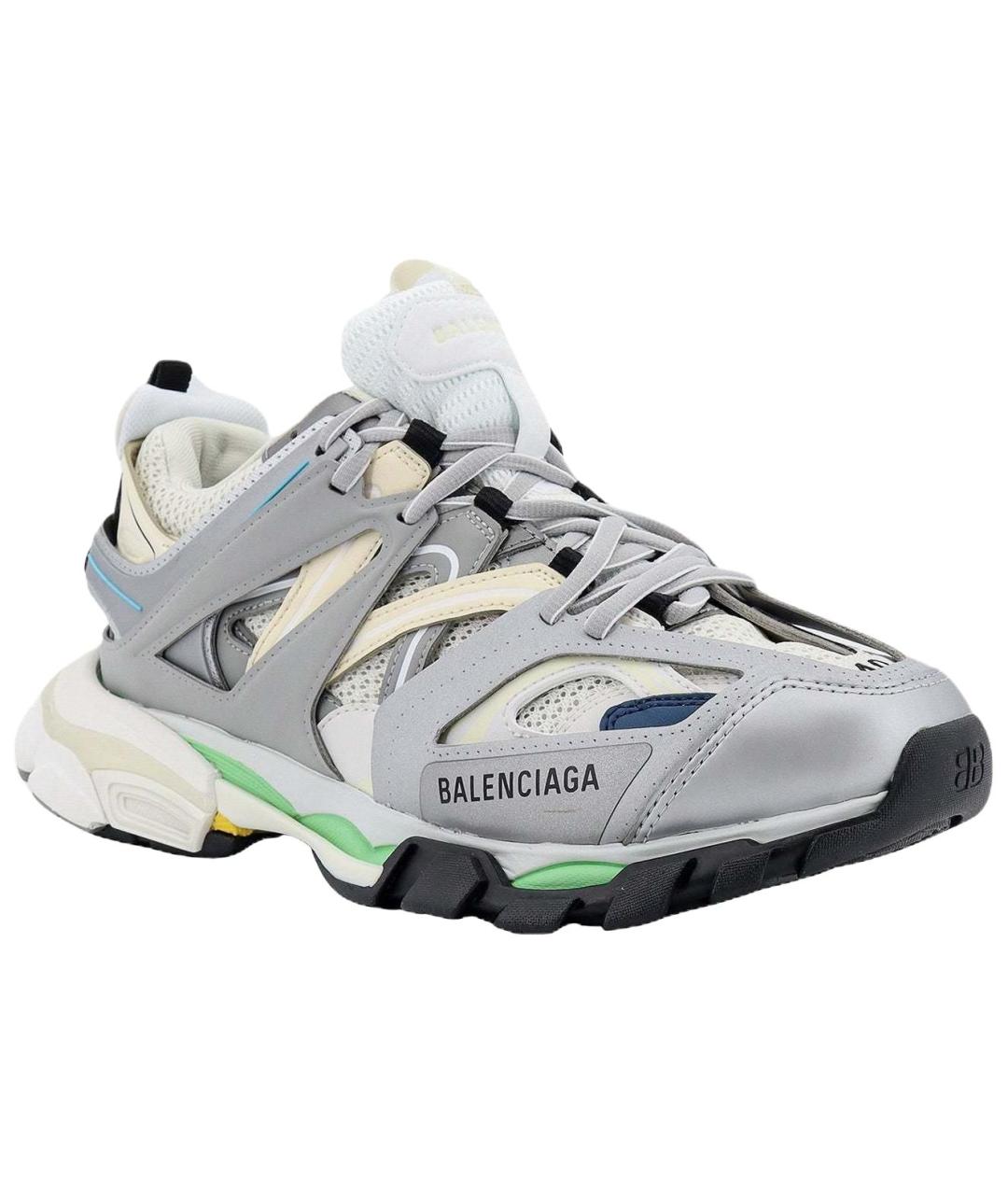 BALENCIAGA Серые низкие кроссовки / кеды, фото 3