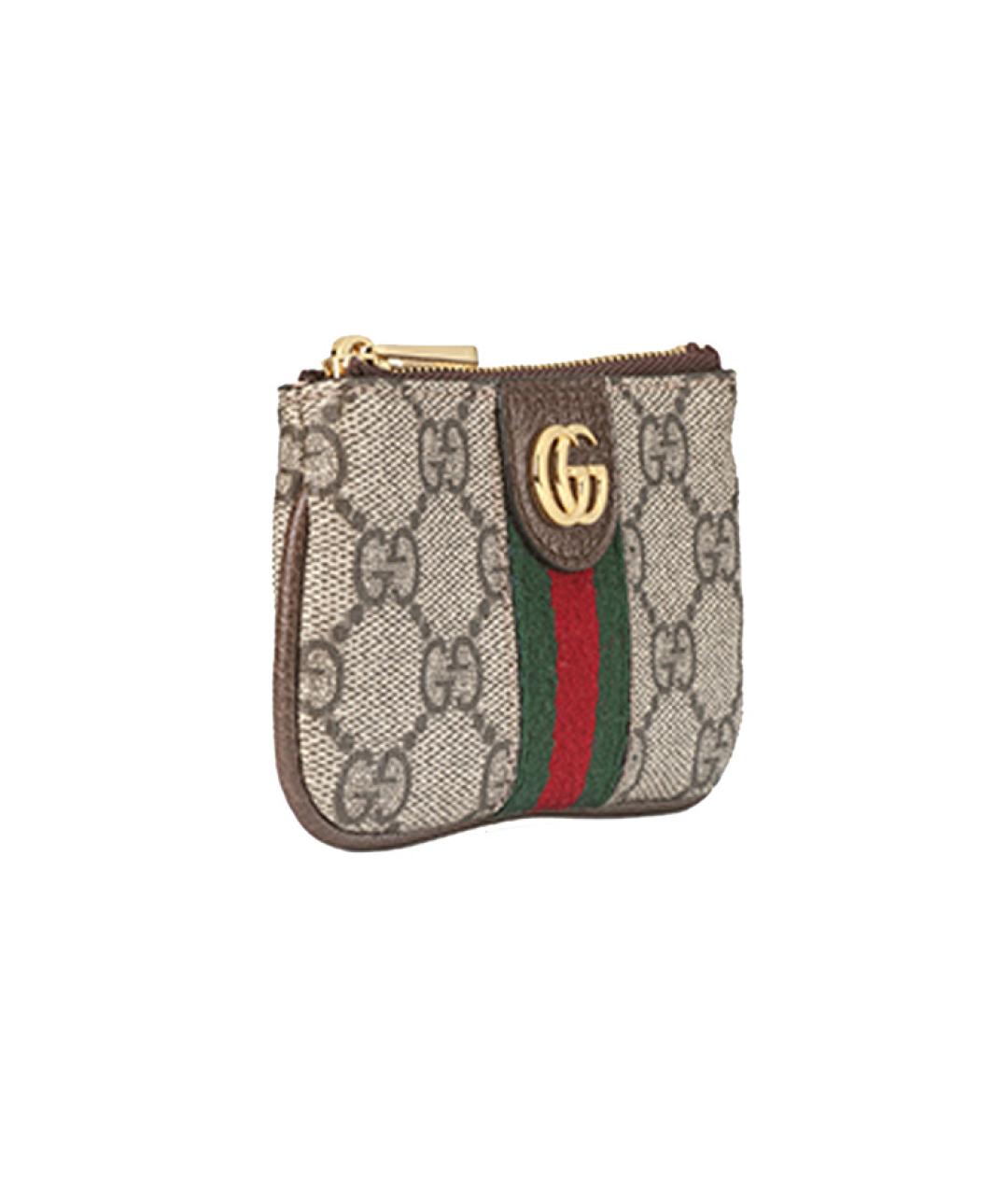 GUCCI Коричневая ключница, фото 3