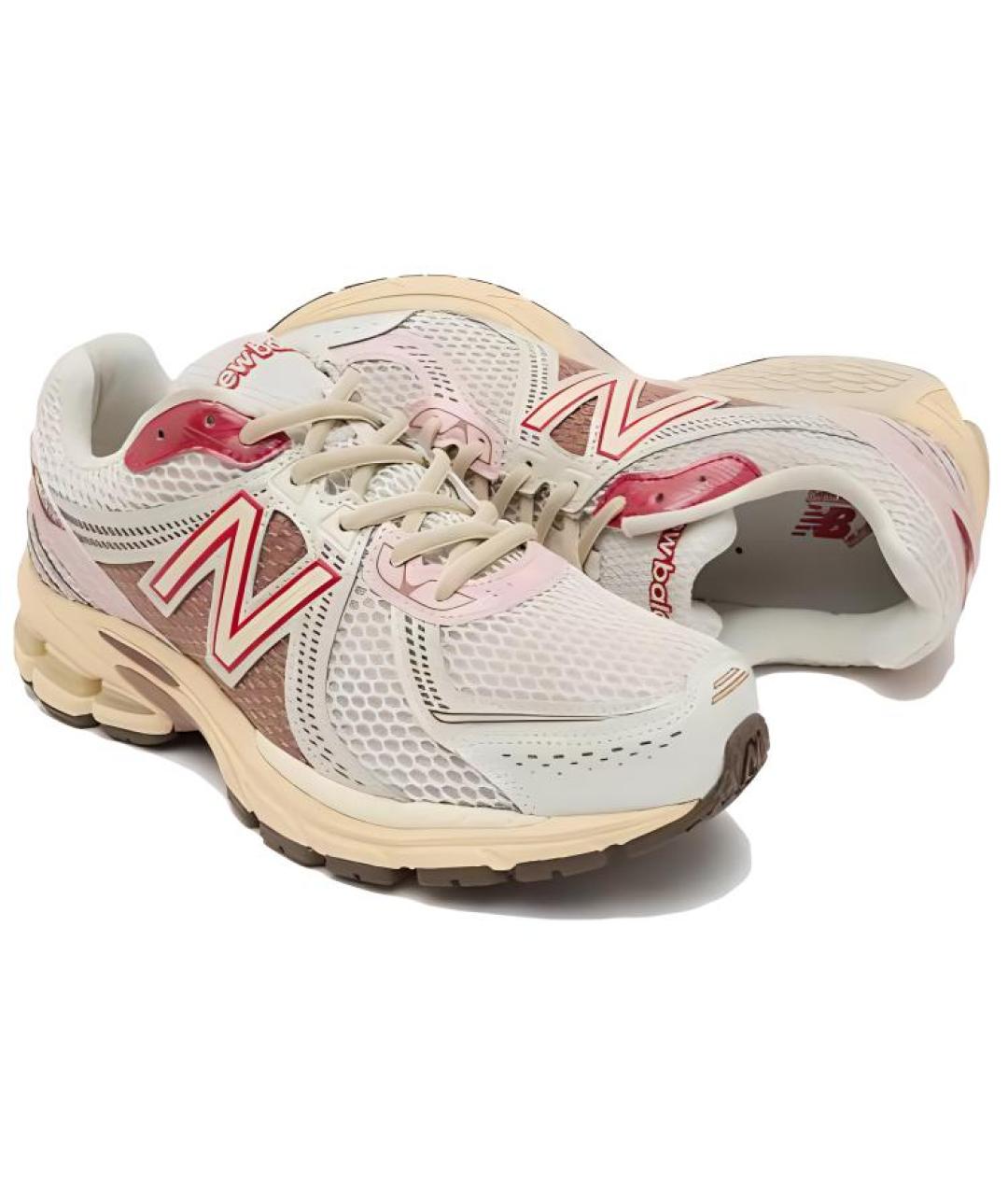 NEW BALANCE Белые низкие кроссовки / кеды, фото 4