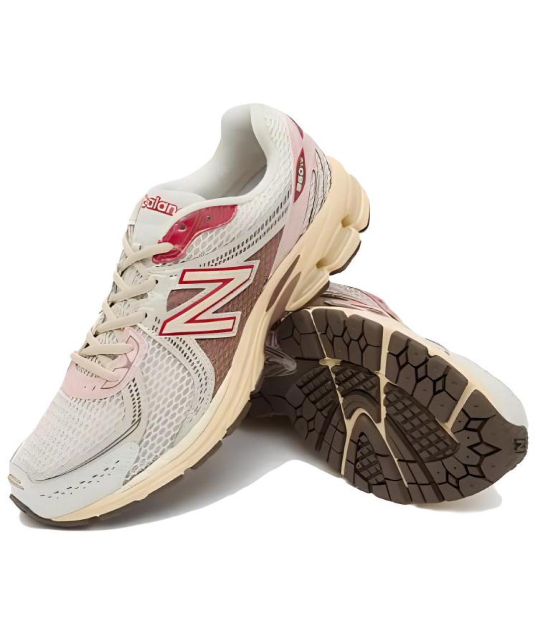 NEW BALANCE Белые низкие кроссовки / кеды, фото 3