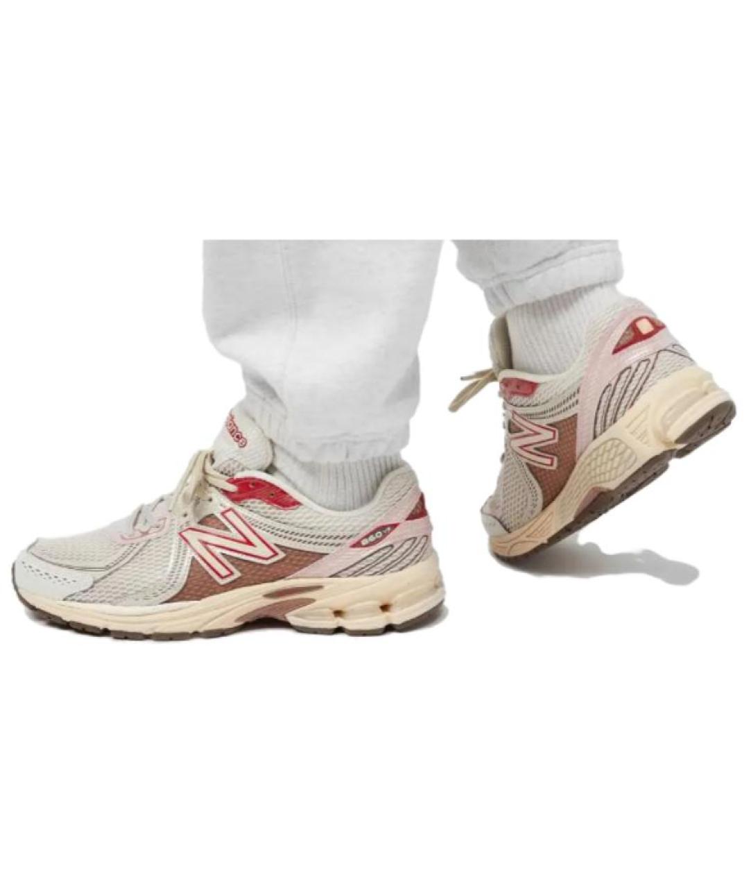 NEW BALANCE Белые низкие кроссовки / кеды, фото 5