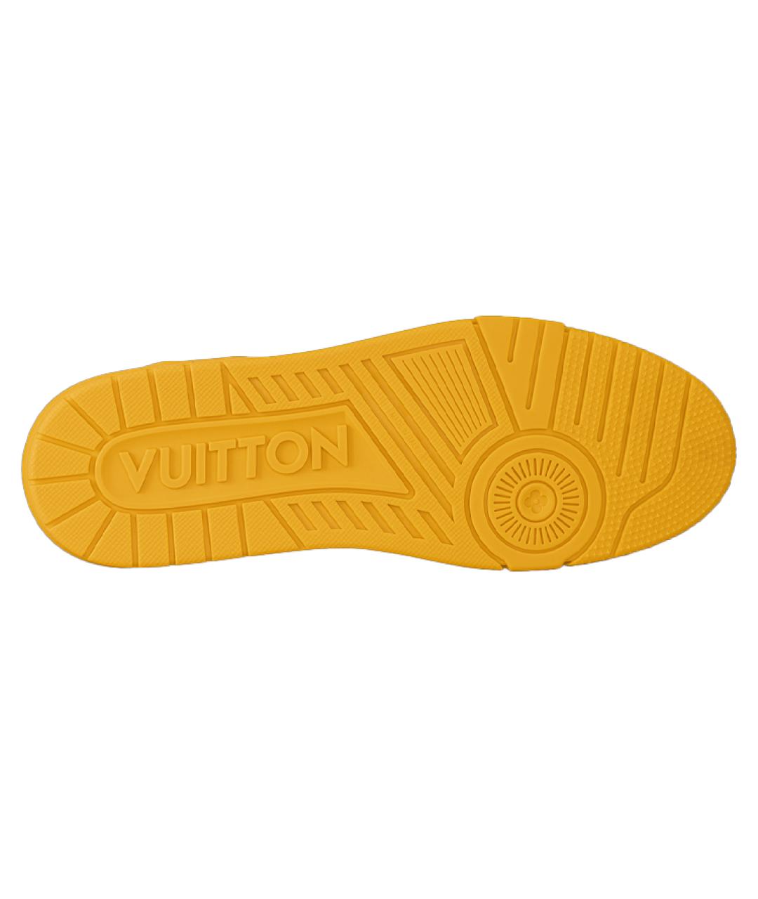LOUIS VUITTON Оранжевое кроссовки, фото 5