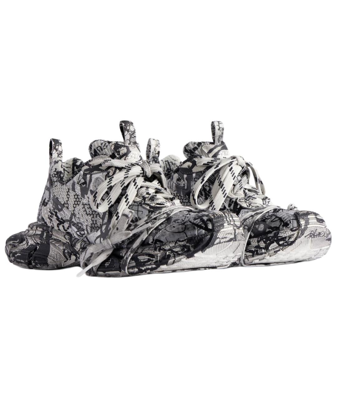 BALENCIAGA Серые кроссовки, фото 3