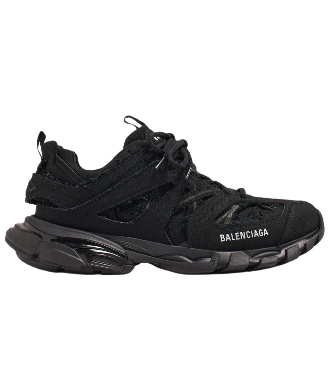 BALENCIAGA Черные низкие кроссовки / кеды, фото 1