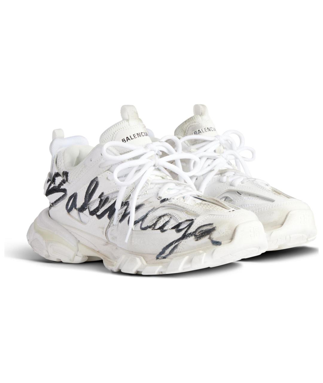 BALENCIAGA Белые кроссовки, фото 3