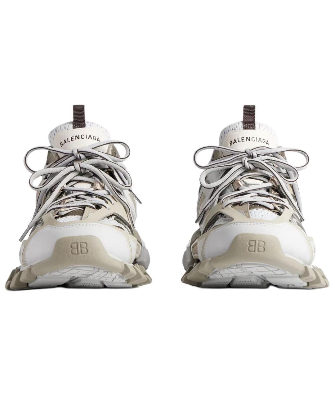 BALENCIAGA Серые низкие кроссовки / кеды, фото 4