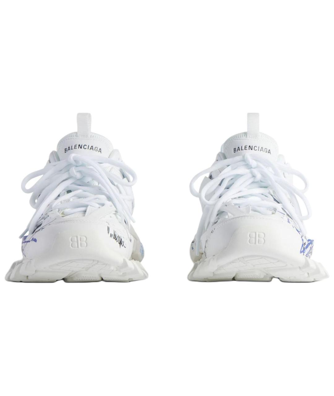 BALENCIAGA Белые кроссовки, фото 4
