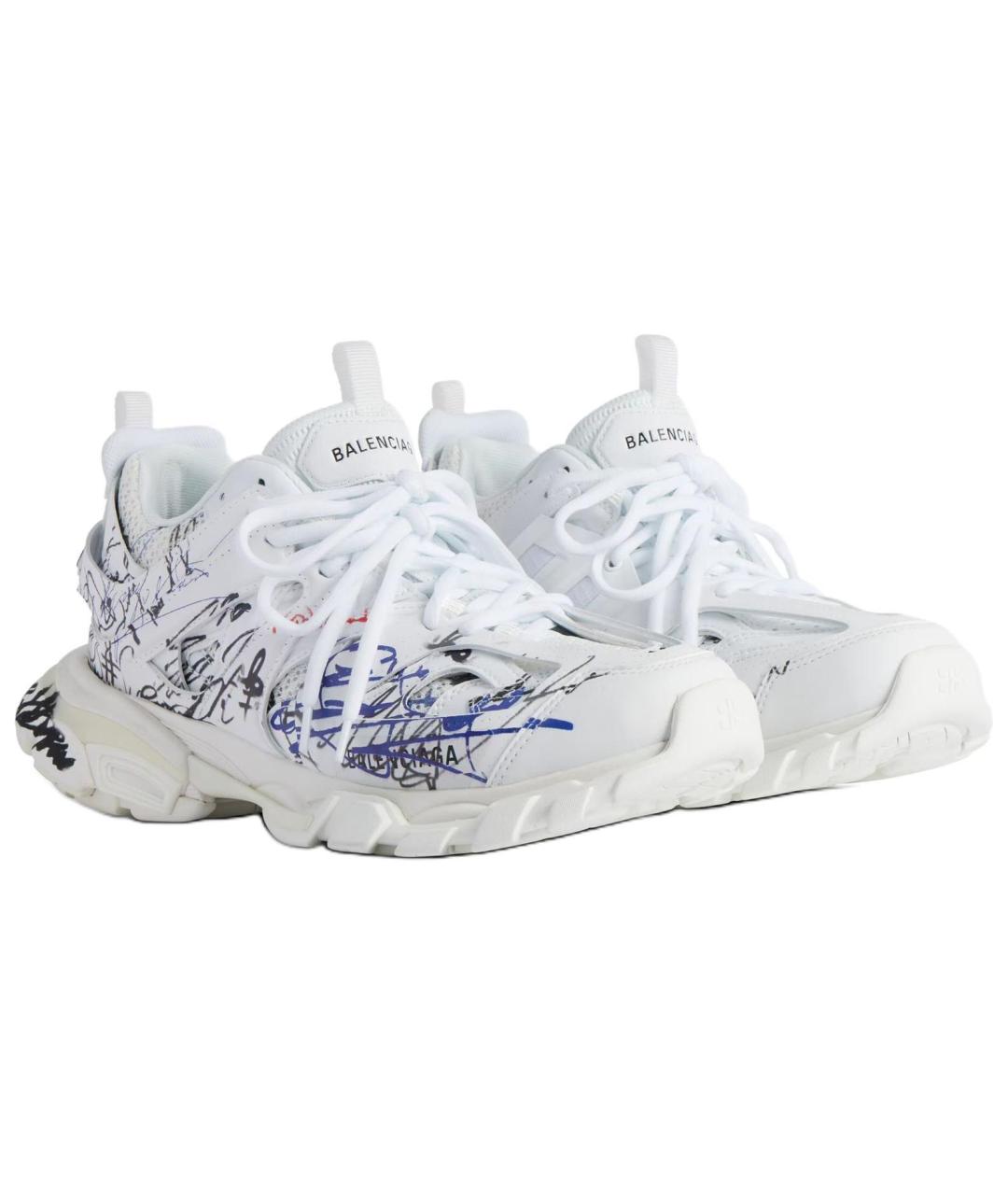 BALENCIAGA Белые кроссовки, фото 3