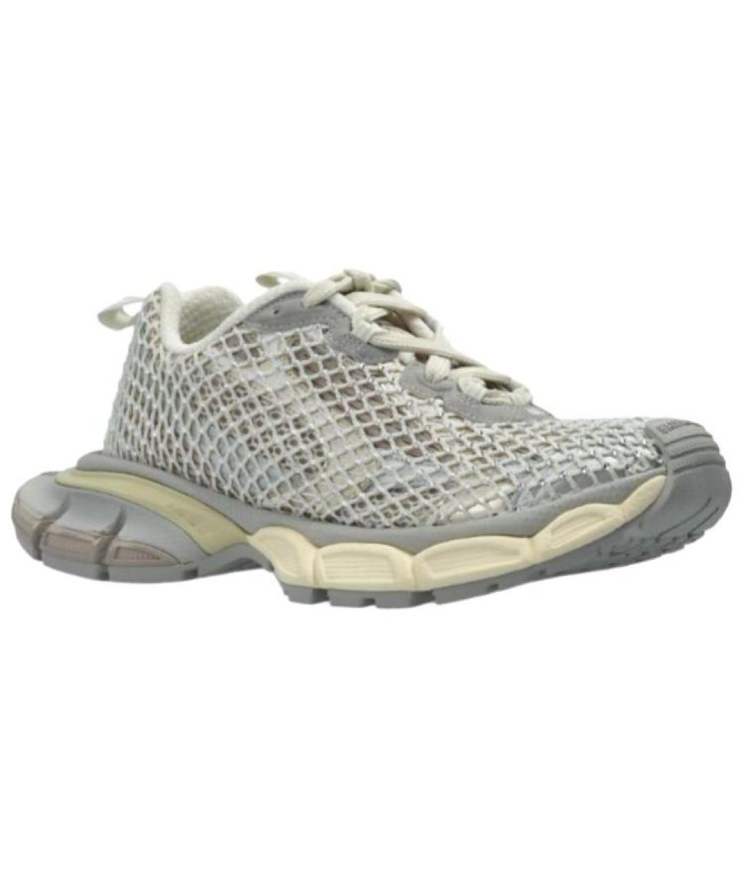 BALENCIAGA Серые кроссовки, фото 3