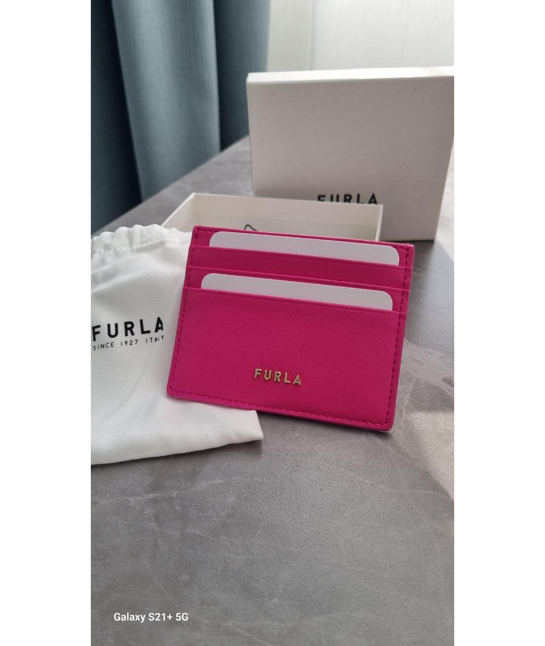 FURLA Розовый кардхолдер, фото 6