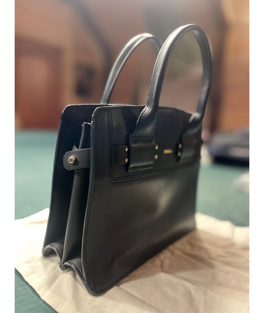 FURLA Черная кожаная сумка через плечо, фото 2