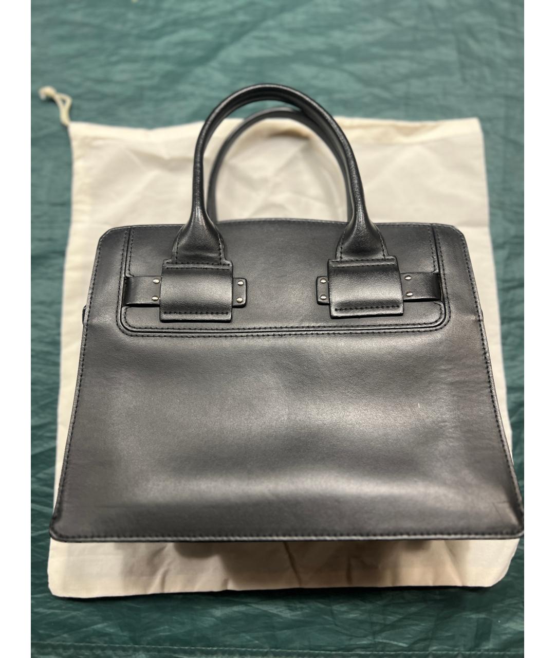 FURLA Черная кожаная сумка через плечо, фото 5