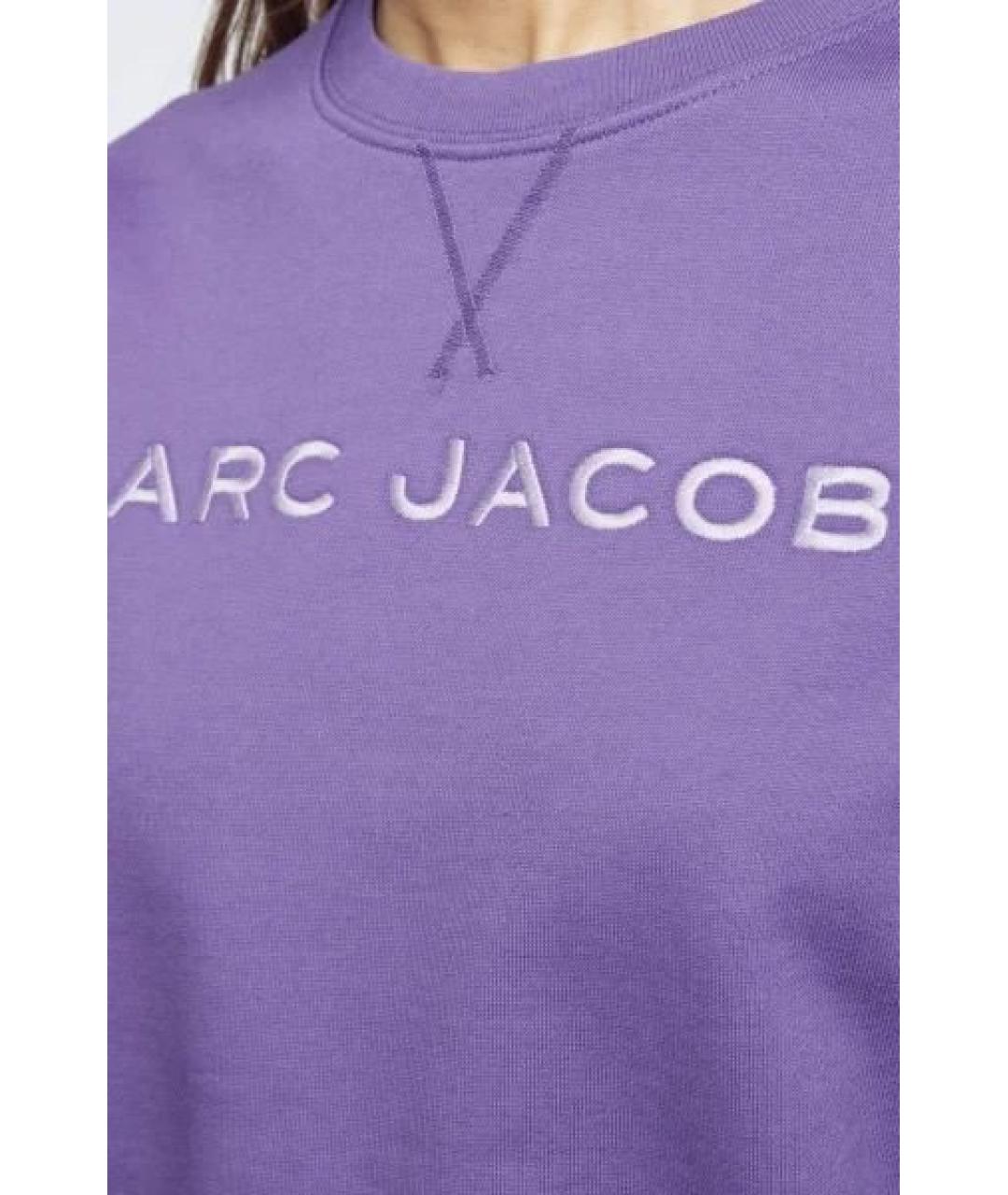 MARC JACOBS Фиолетовый хлопковый джемпер / свитер, фото 4