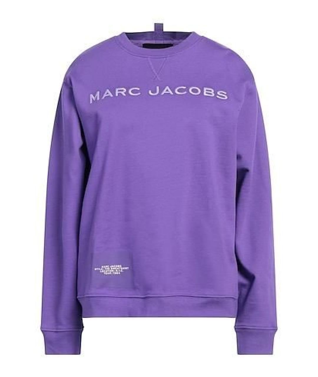 MARC JACOBS Фиолетовый хлопковый джемпер / свитер, фото 6