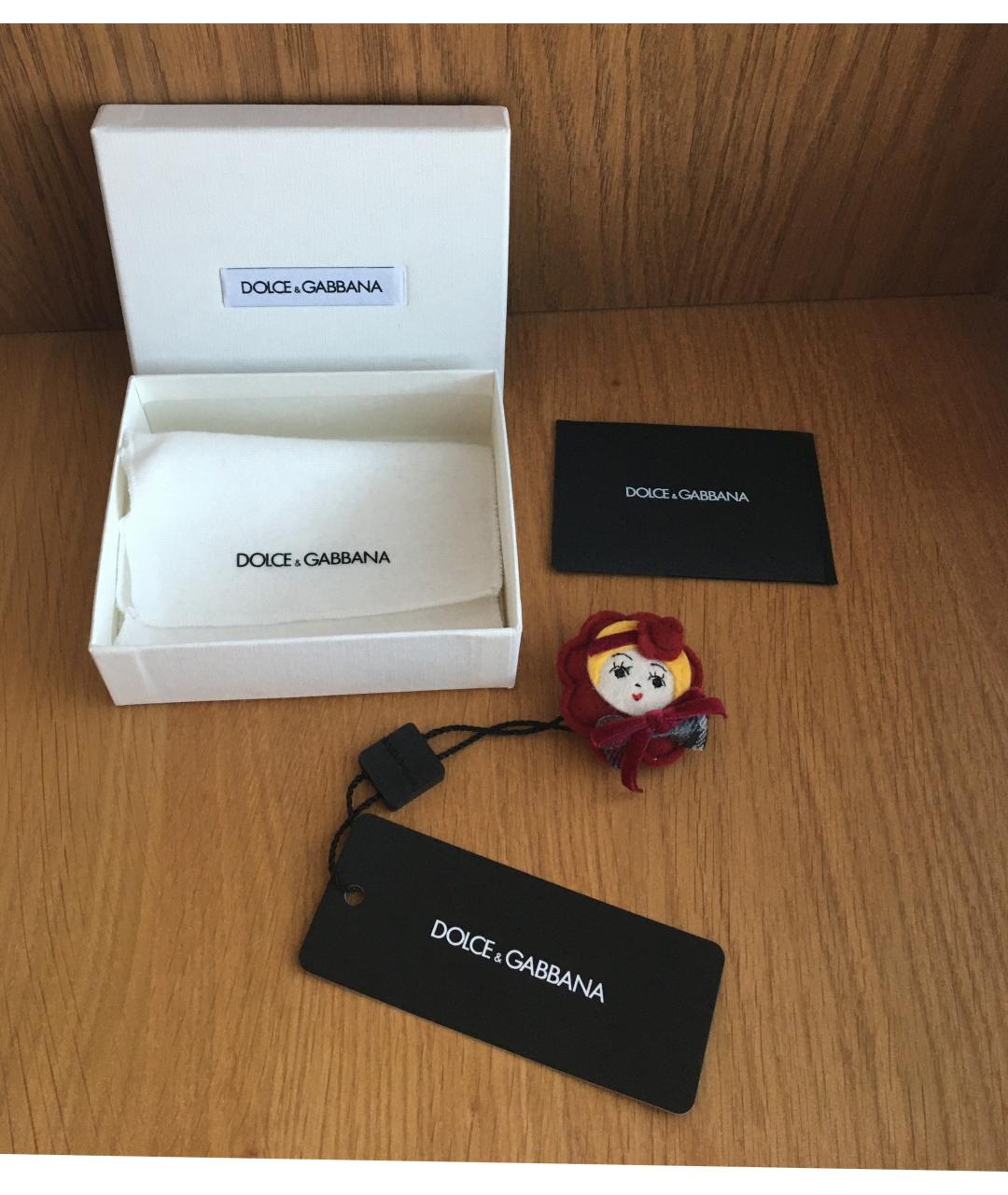DOLCE&GABBANA Красная булавка / брошь, фото 2