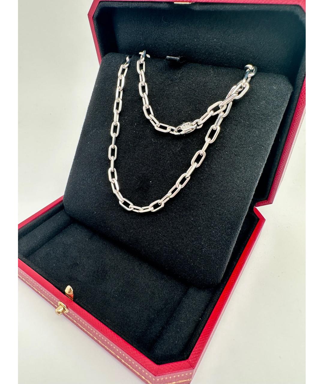 CARTIER Серебряная цепочка из белого золота, фото 3