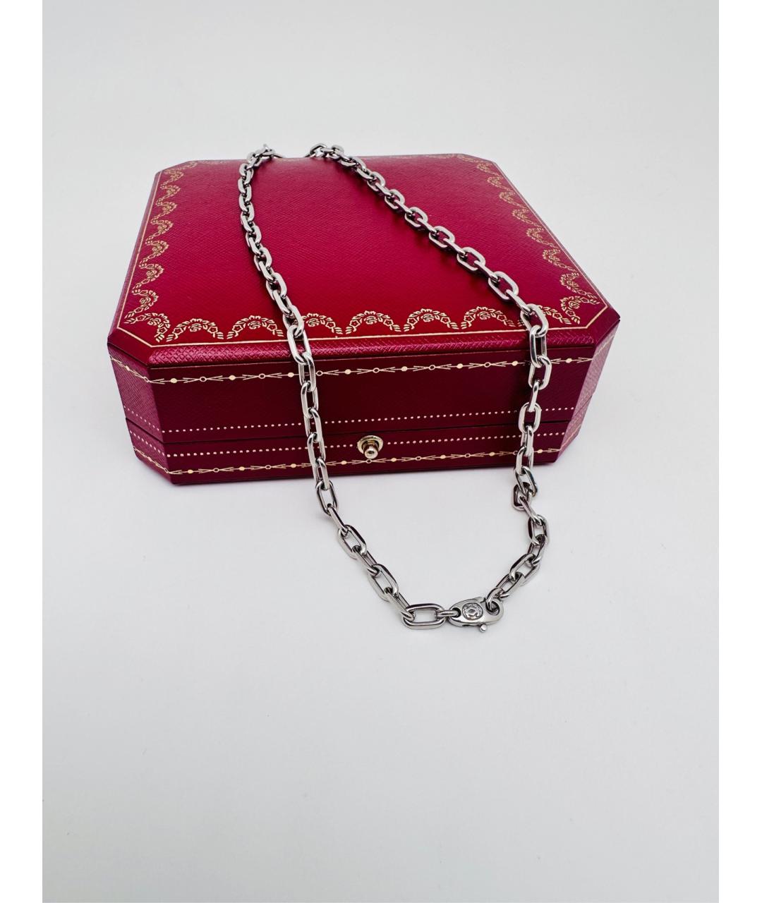 CARTIER Серебряная цепочка из белого золота, фото 4