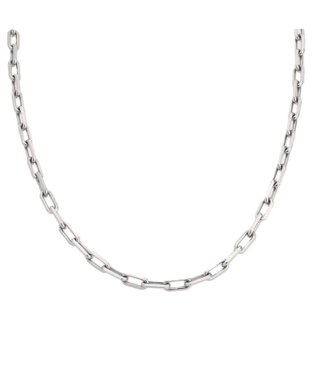 CARTIER Серебряная цепочка из белого золота, фото 1