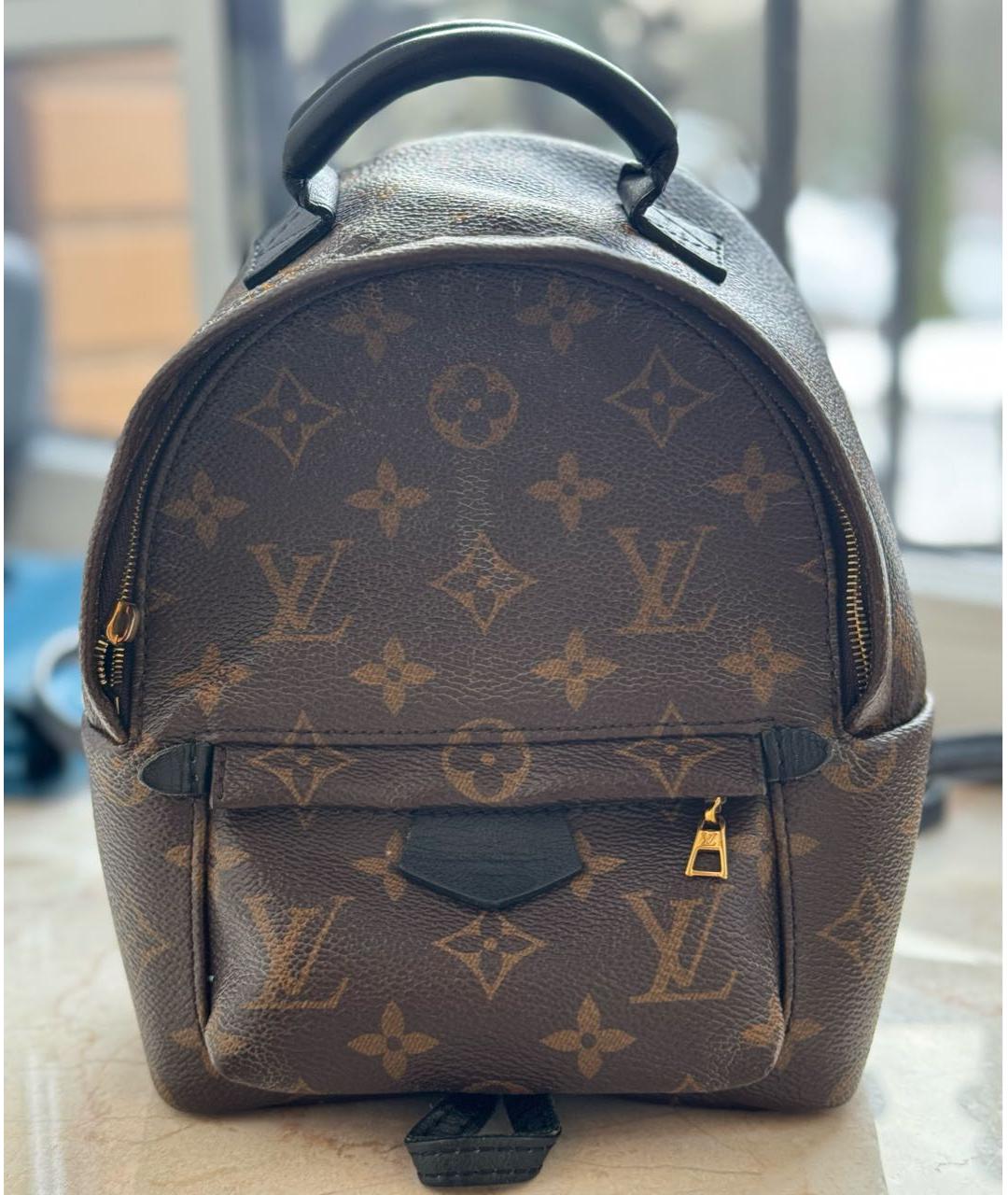 LOUIS VUITTON Коричневый рюкзак, фото 8