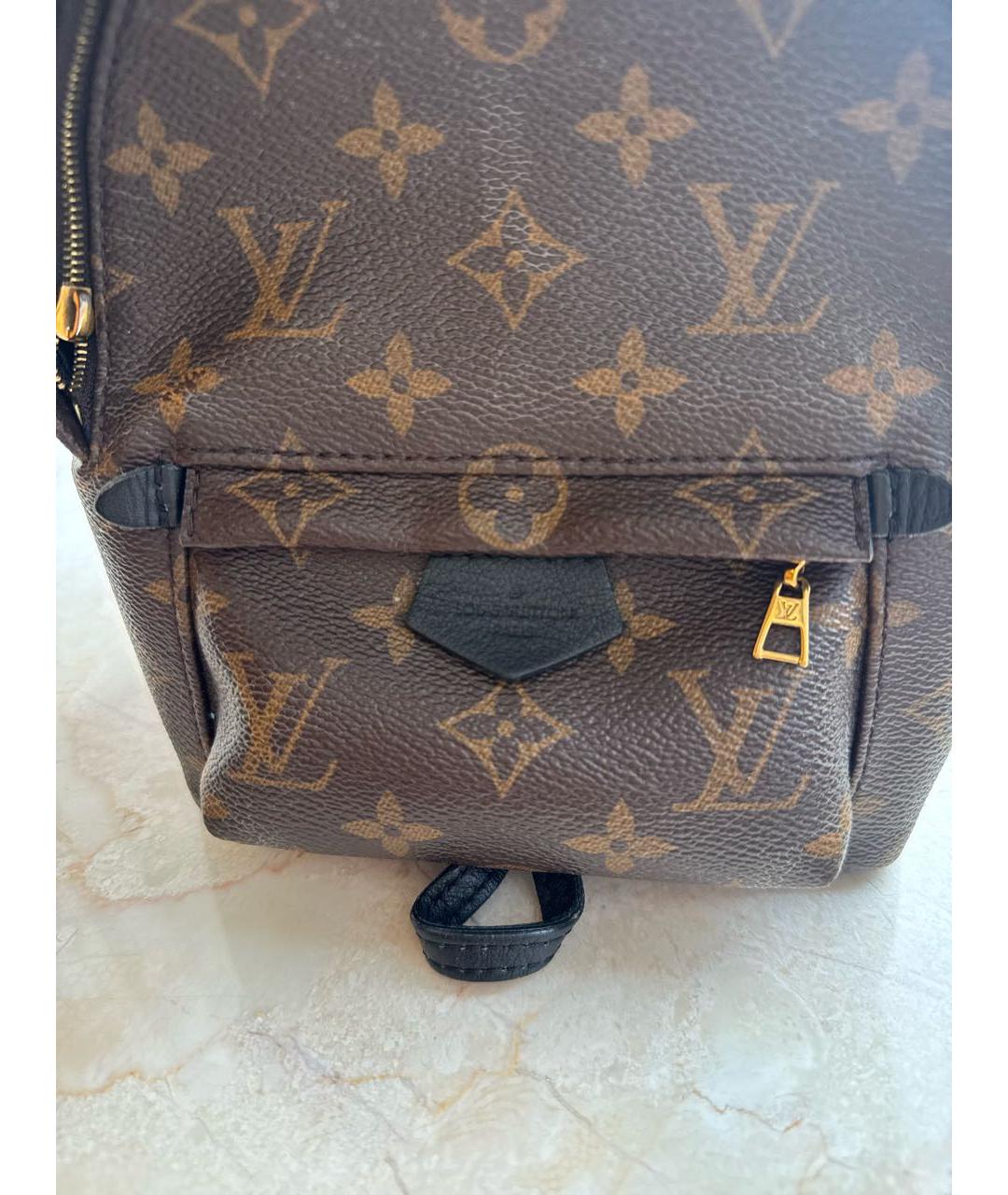LOUIS VUITTON Коричневый рюкзак, фото 6