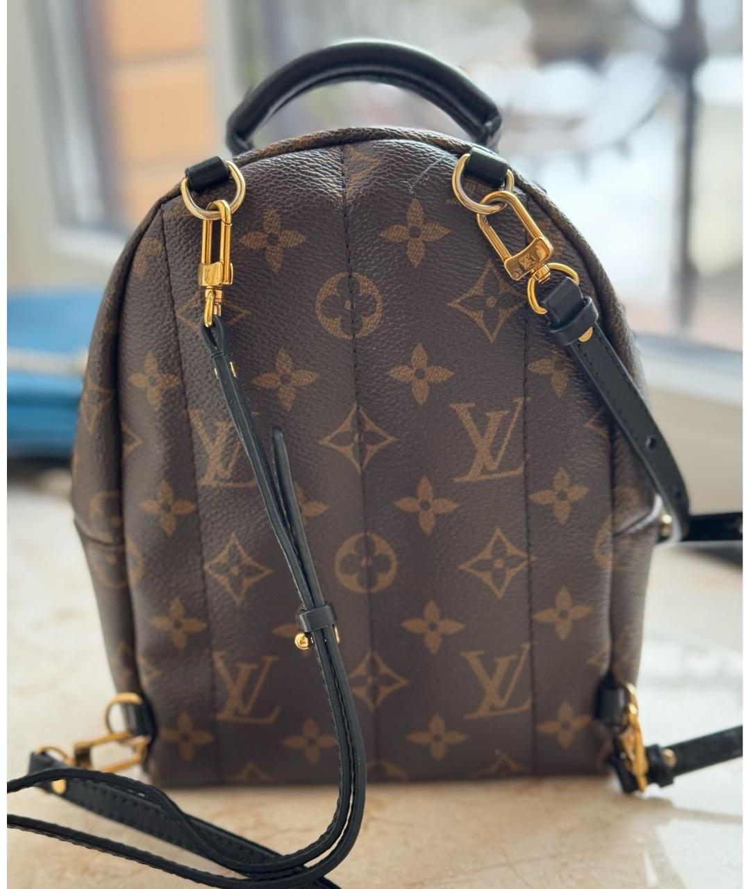 LOUIS VUITTON Коричневый рюкзак, фото 3