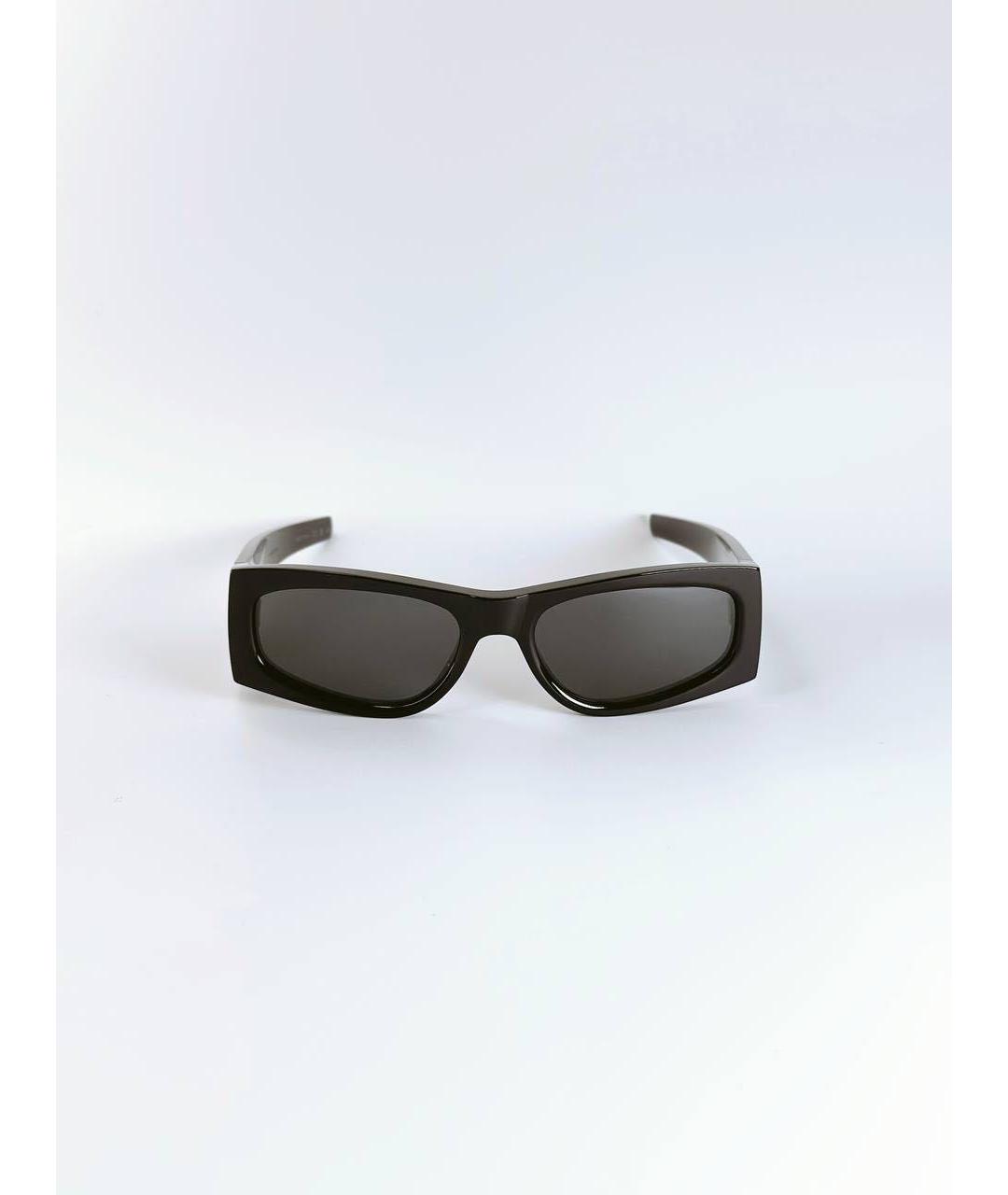SAINT LAURENT Черные пластиковые солнцезащитные очки, фото 4