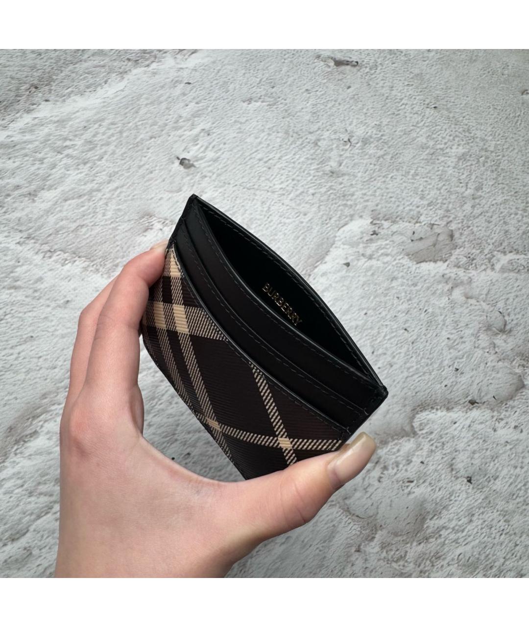 BURBERRY Черный кардхолдер, фото 4