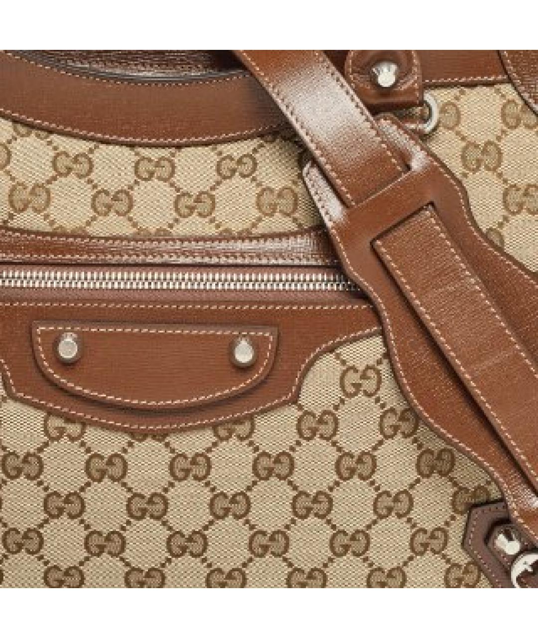 GUCCI Бежевая сумка с короткими ручками, фото 4