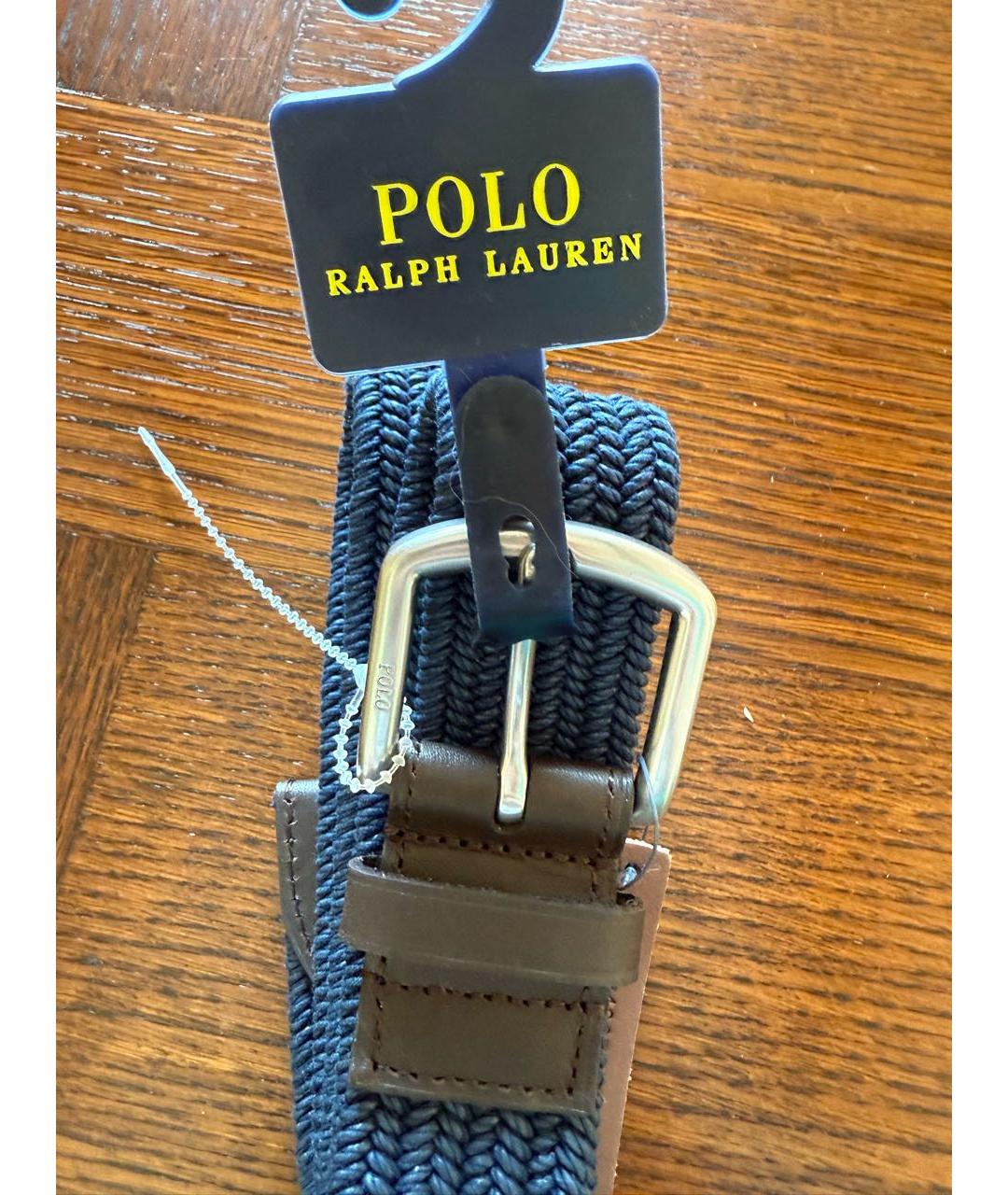 POLO RALPH LAUREN Синий ремень, фото 2