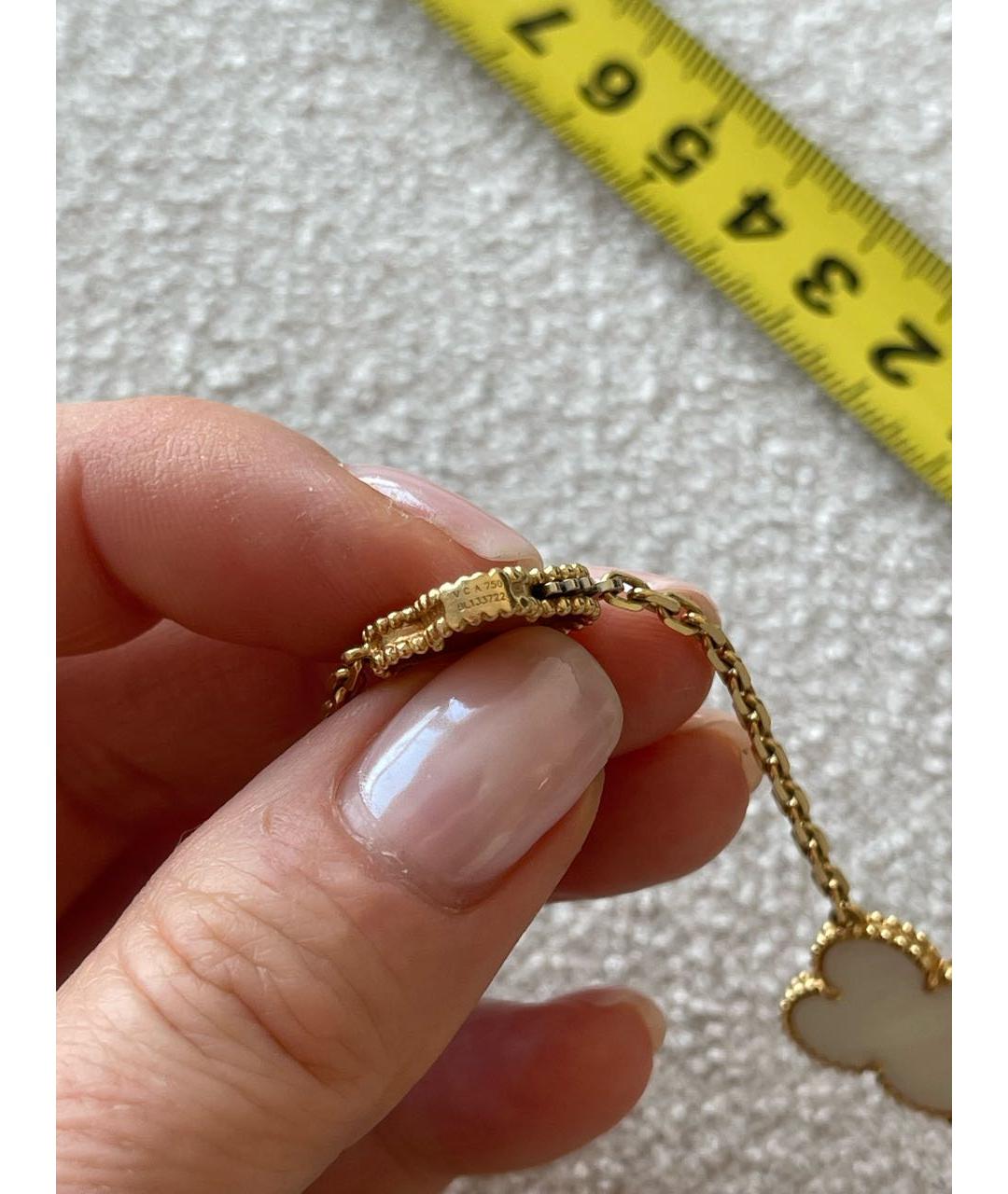 VAN CLEEF & ARPELS Бежевое колье из желтого золота, фото 4